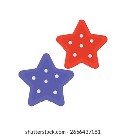 Star Cookies Flat Vector Icon EPS 10 Dateien