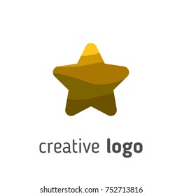 star creative logo template use for company sign with minimalist shape and modern concept