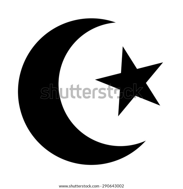 Star Crescent Stock Vector (Royalty Free) 290643002