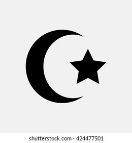 Star and crescent icon.