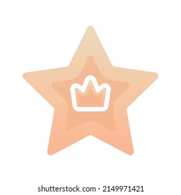 icono de la plantilla de diseño de logotipo de gradiente de estrella