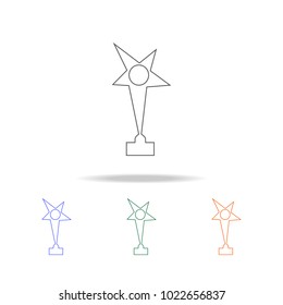 star cup Icon. Element of prizes multi colored icon for mobile concept and web apps. Thin line icon for website design and development, app development. Premium icon on white background
