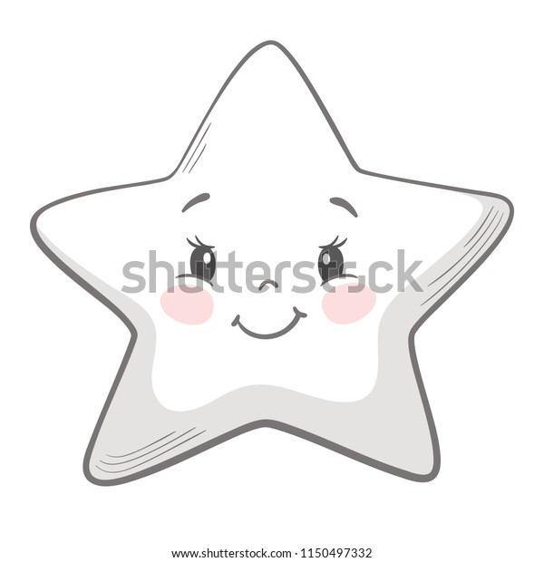 Star Cute Print Sweet Baby Boy Stock Vector Royalty Free 1150497332