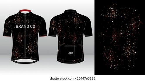 STAR CYCLING JERSEY MOCKUP SUBLIMATION PRINTING