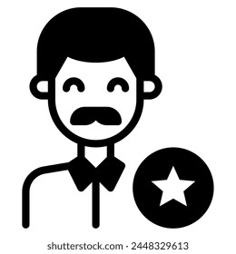 Star Dad Icon for web, app, infographic, etc