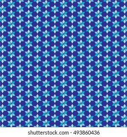 star of david background on blue