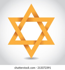 Star of David Eps10 vector