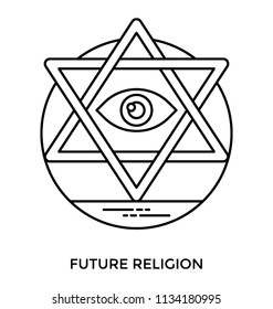 star of david with eye in the middle predicts spirituality sign 