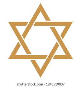 Star of David - Gold Star of David design