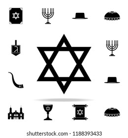 star of David icon. Religion icons universal set for web and mobile