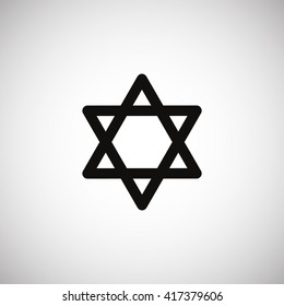 Star Of David Icon Vector