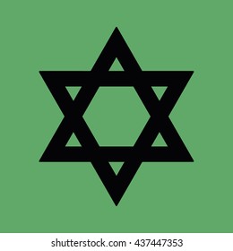 Star of David icon vector