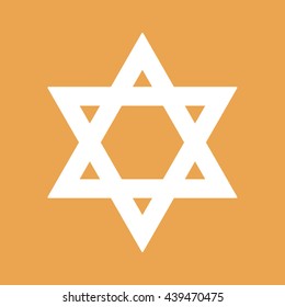 Star of David icon vector