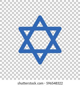 Star of David Icon Vector. 