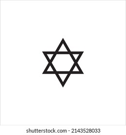 star of david icon vector illustration symbol