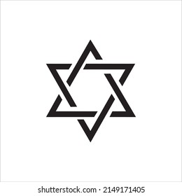 star of david icon vector illustration symbol