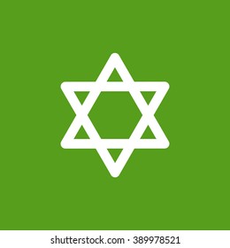 Star of David. Star of David Icon Vector. Star of David Icon JPE