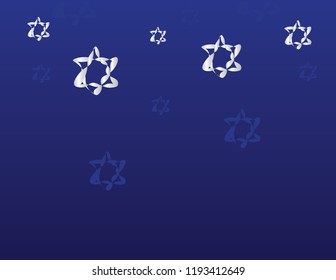 Star of david jewish symbol background