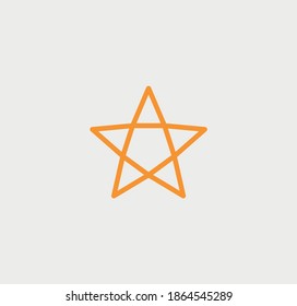 Star of David in a linear style.