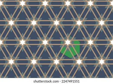 Star of David Pattern Graphic