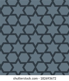 Star of David seamless pattern