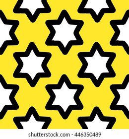 Star of David. Seamless pattern. Vector illustration