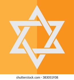 Star of David. Symbol of Judaism