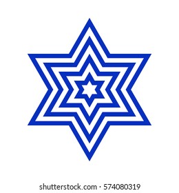 Star of David symbol/hexagram variation