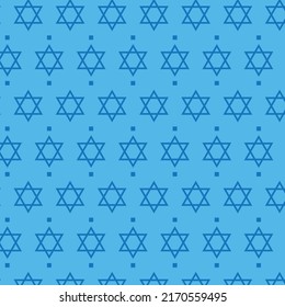 star of David traditional Jewish symbol pattern- vector illustration