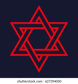 Star of david vector