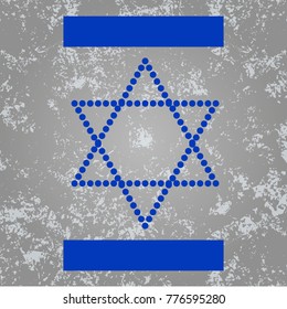 Star of David. Vector illustration.