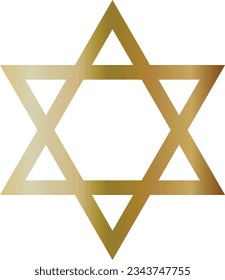 Star of David Vector image or clip art