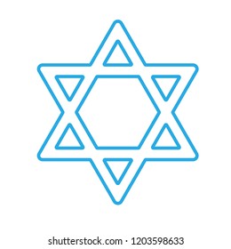 star of David.rounded edges