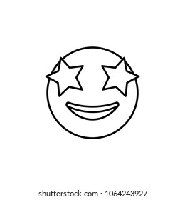 star day icon. Detailed set of avatars of professions icons. Premium quality line graphic design. One of the collection icons for websites, web design, mobile app on white background