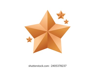 Star Decoration Christmas Sticker Design