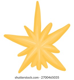 Decoración de estrellas | Vector de adornos de estrellas | Clipart festivo