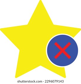 star delete cancel exit close Flat