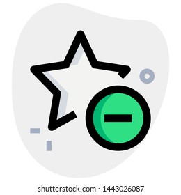Star deleted for feedback rating for online portfolio