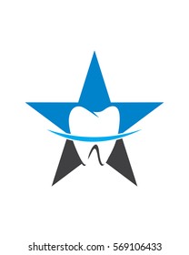 Star Dental Logo, Dental Logo