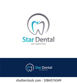 Star Dental Logo Vector