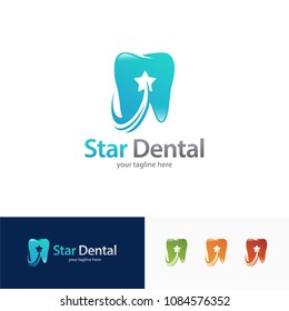 Star Dental Logo Vector