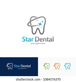 Star Dental Logo Vector