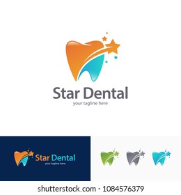 Star Dental Logo Vector