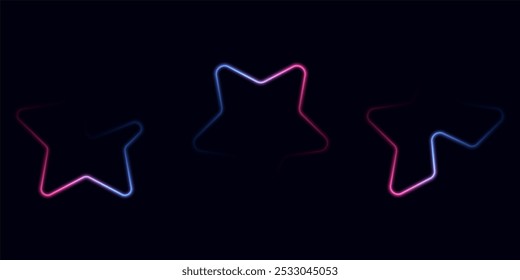 Sterndesign, 3D-Stern, Farbverlauf-Stern, Sternsymbol