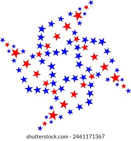 Star Design Abstract Art Vector Illustration