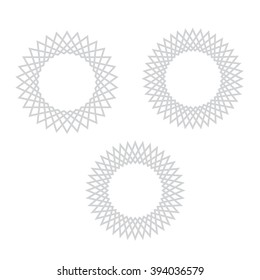 star design element abstract grayscale symbol sign