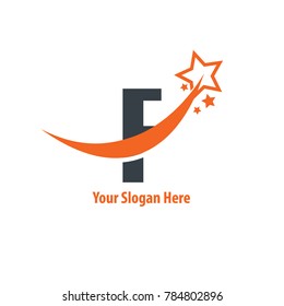 Star Design F Logo