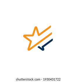  Sterndesign. Symbolstar-Vektorvorlage
