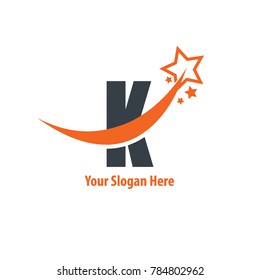 Star Design K Logo