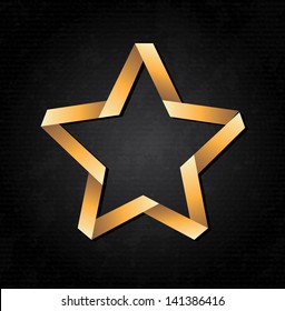 star design over black background vector illustration